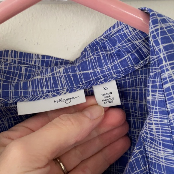 Halogen button up blouse - Picture 3 of 7